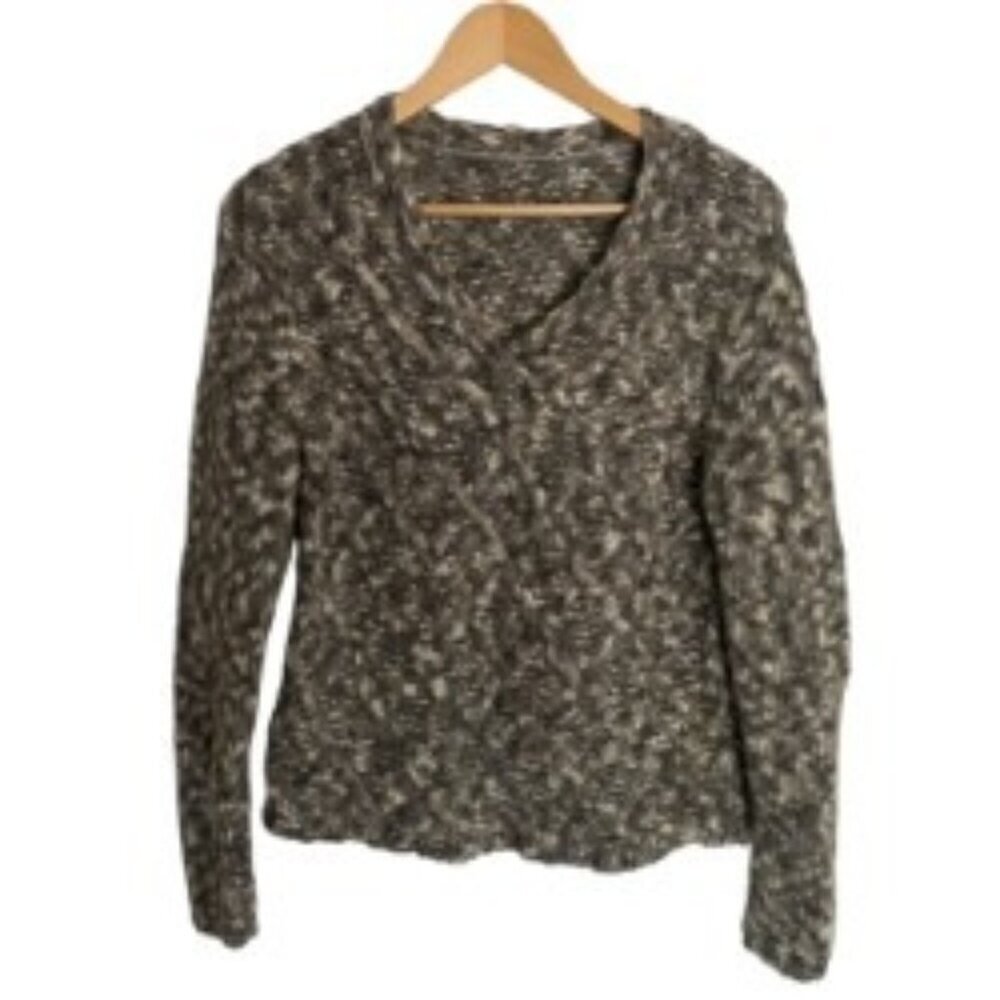 Carlo Colucci Wool Blend V Neck Sweater 38